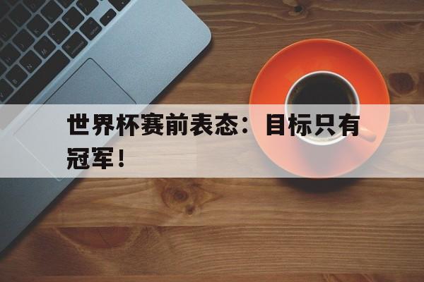 开云手机版登录入口-世界杯赛前表态：目标只有冠军！